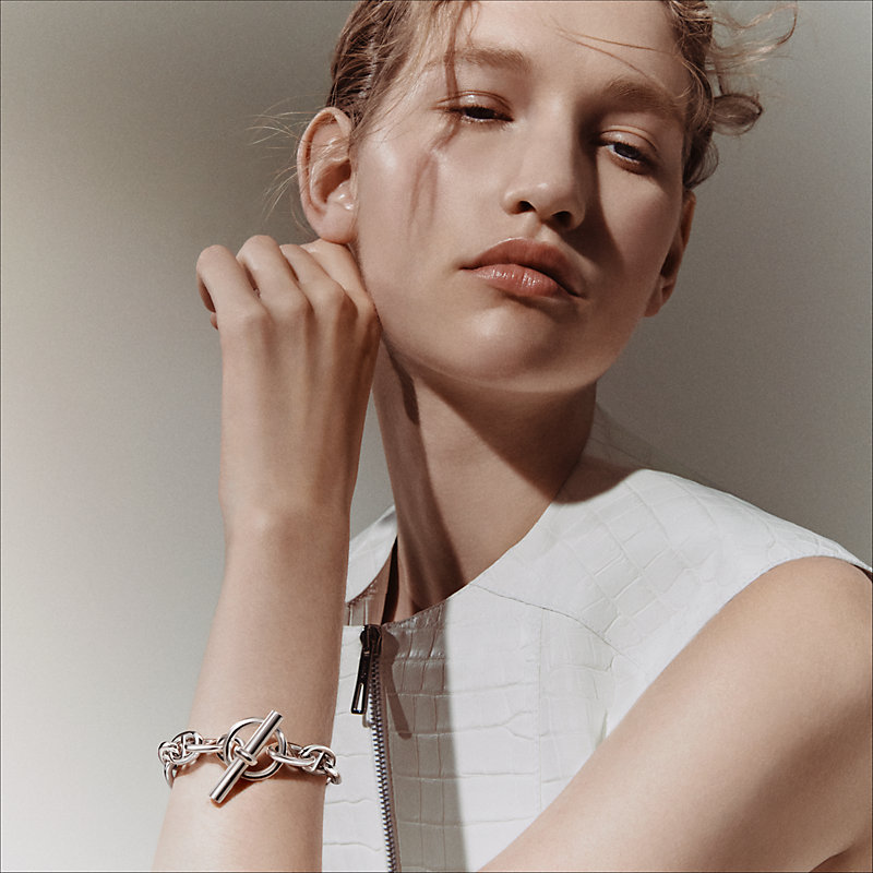 Chaine d'ancre bracelet, large model | Hermès Mainland China Chaine d'ancre bracelet, large model | Hermès Mainland China